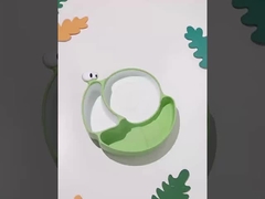 Silikonowy krab Dzieci zwierzęce talerze naczynia lekkie