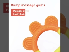 Uśmierzający żucie silikonowy zęby dla niemowląt butelka bez BPA