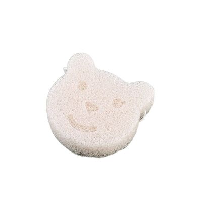 quality Mięso w kształcie niedźwiedzia kąpiel Konjac Gąbka Waga 16 gram Nie toksyczna Gąbka czyszcząca dla długotrwałej trwałości Rozmiar 8 * 6 * 2,5 cm factory